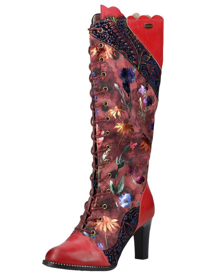 LAURA VITA Stiefel Leder/Textil . Schnürstiefel von LAURA VITA