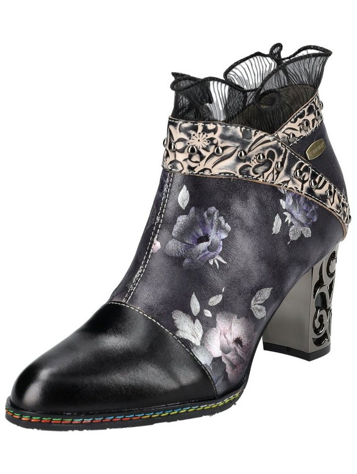 LAURA VITA Stiefelette Leder/Textil High-Heel-Stiefelette von LAURA VITA