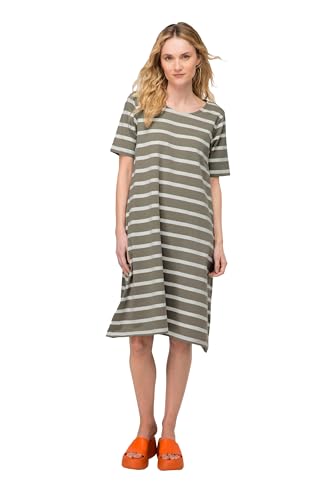 LAURASØN Jerseykleid, Rundhals, Halbarm Stein grau M 819501190-M von LAURASØN