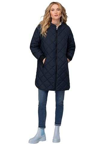 LAURASØN Steppjacke, Oversized, Stehkragen Navy blau XL 819560130-XL von LAURASØN