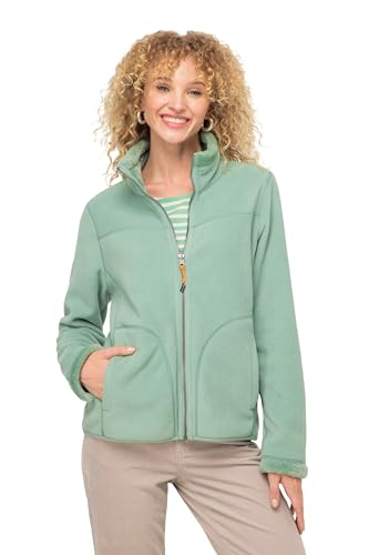 Laurasøn Wende-Jacke, Fleece- und Teddy-Seite, Stehkragen, Langarm mintgrün L 820384420-L von Laurasøn