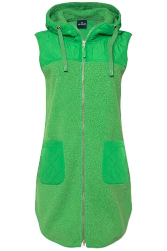 Laurasøn Weste, Teddyfleece und Stepp, Kapuze, 2-Wege-Zipper, OEKO-TEX kiwi M 822520436-M von Laurasøn