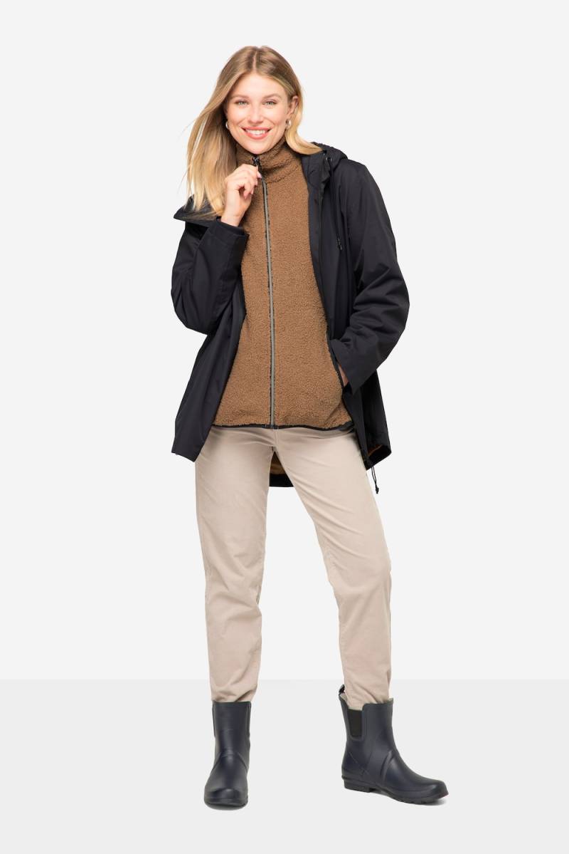 Große Größen 3-in-1-Funktionsjacke, Damen, grau, Größe: M, Polyester/Synthetische Fasern, LAURASON von LAURASON