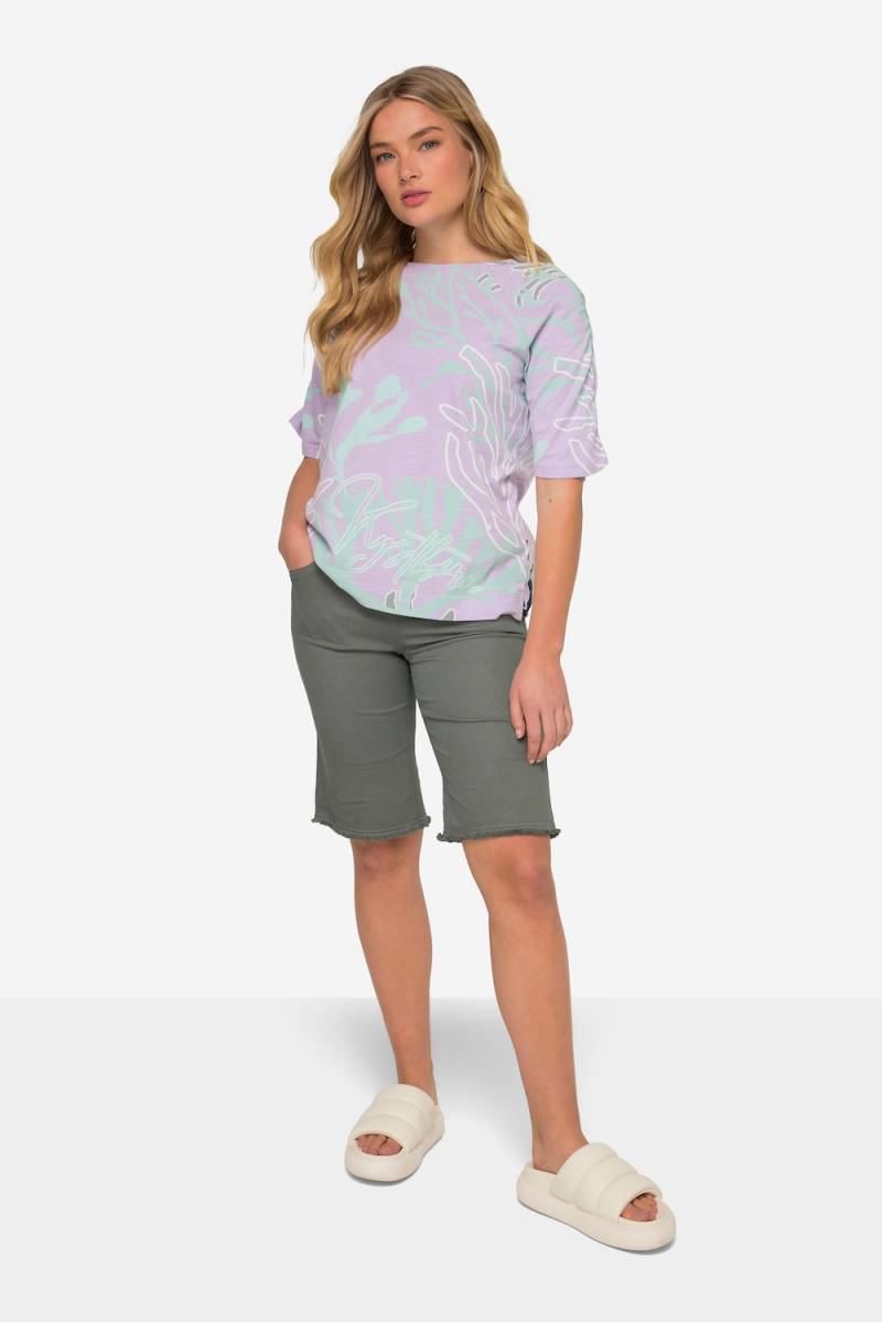 Große Größen Bermuda, Damen, grau, Größe: 54, Baumwolle, LAURASON von LAURASON