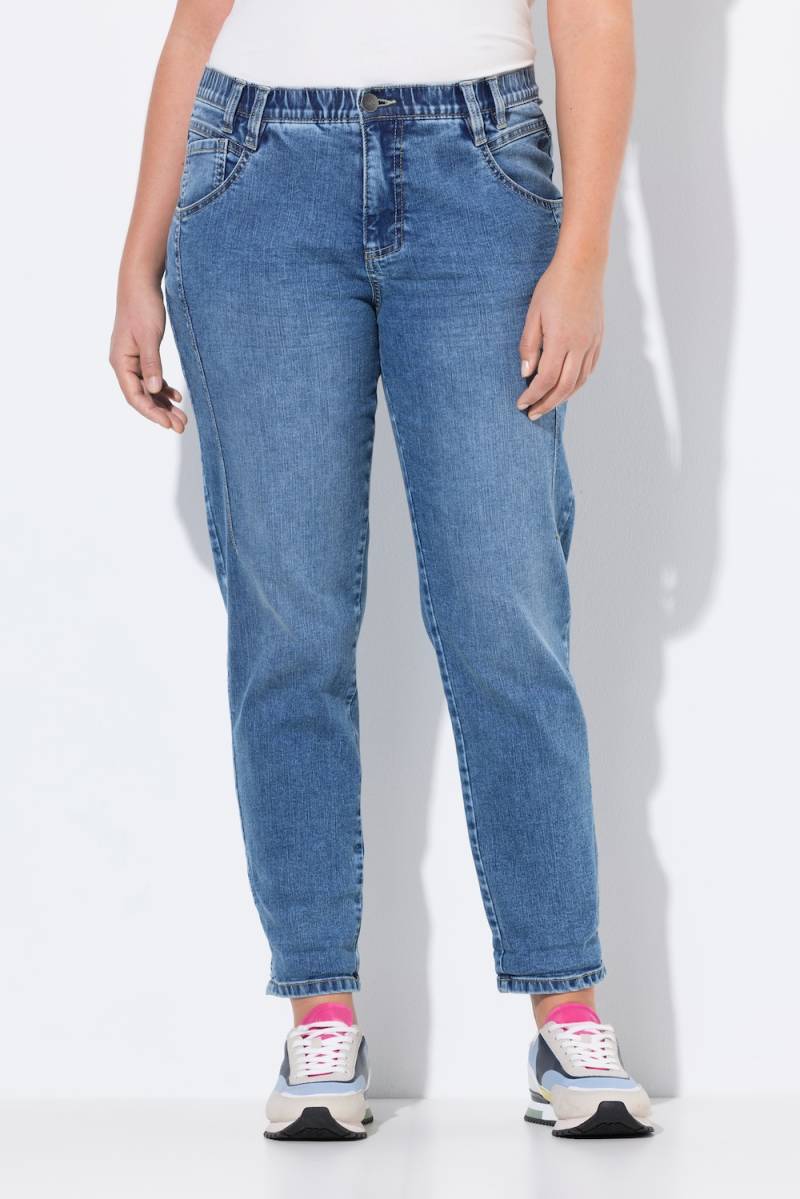Große Größen Boyfriend-Jeans, Damen, blau, Größe: 46, Baumwolle, LAURASON von LAURASON