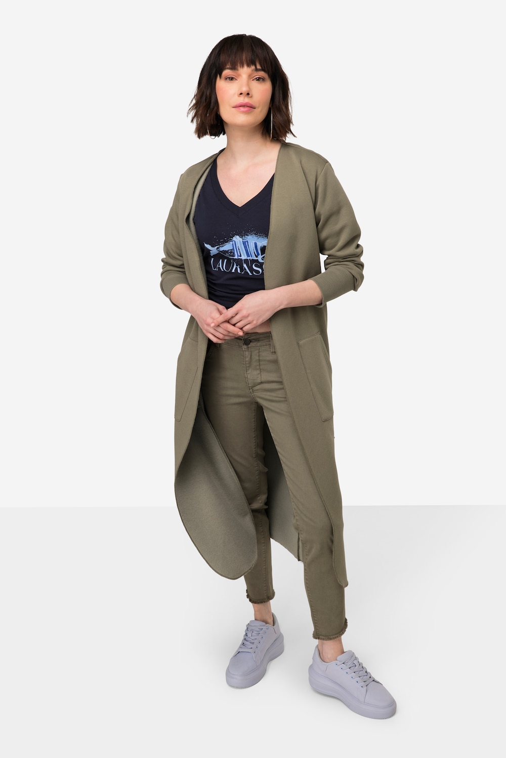 Große Größen Color Jeans Julia, Damen, braun, Größe: 44, Baumwolle, LAURASON von LAURASON