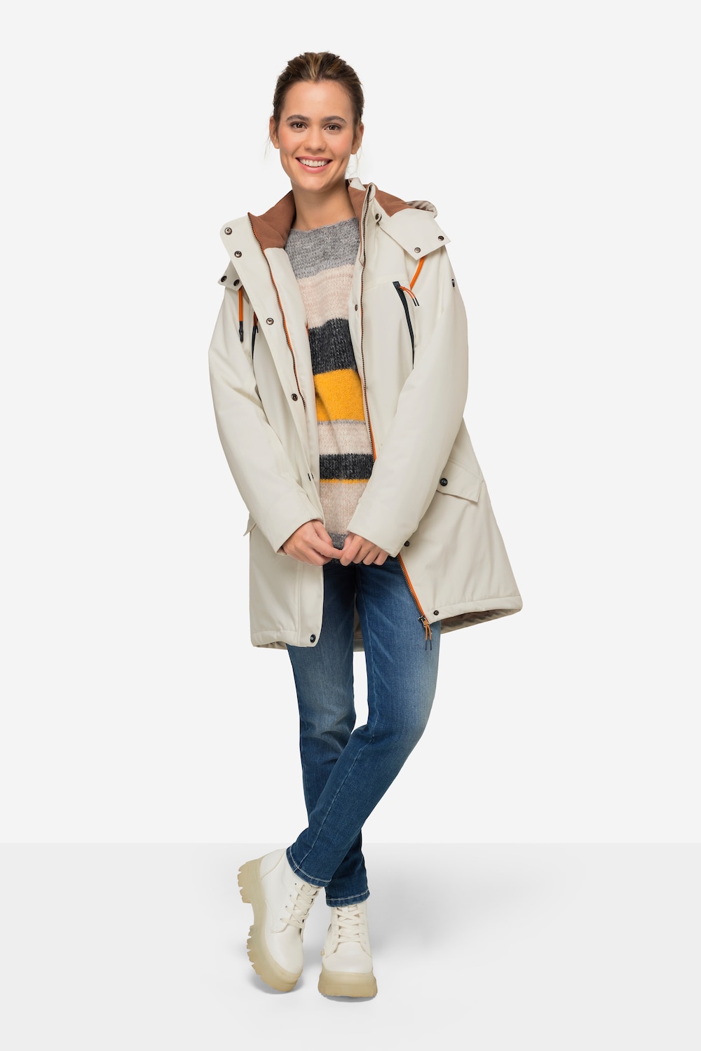Große Größen Funktions-Jacke, Damen, beige, Größe: L, Polyester, LAURASON Große Größen Funktions-Jacke, Damen, beige, Größe: L, Polyester, LAURASON von LAURASON