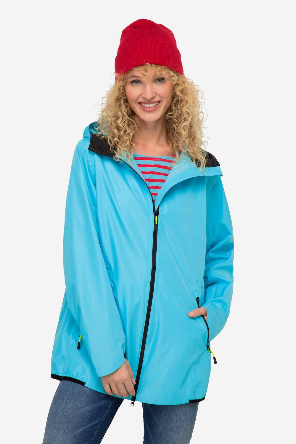 Große Größen Funktions-Jacke, Damen, türkis, Größe: M, Polyester, LAURASON Große Größen Funktions-Jacke, Damen, türkis, Größe: M, Polyester, LAURASON von LAURASON