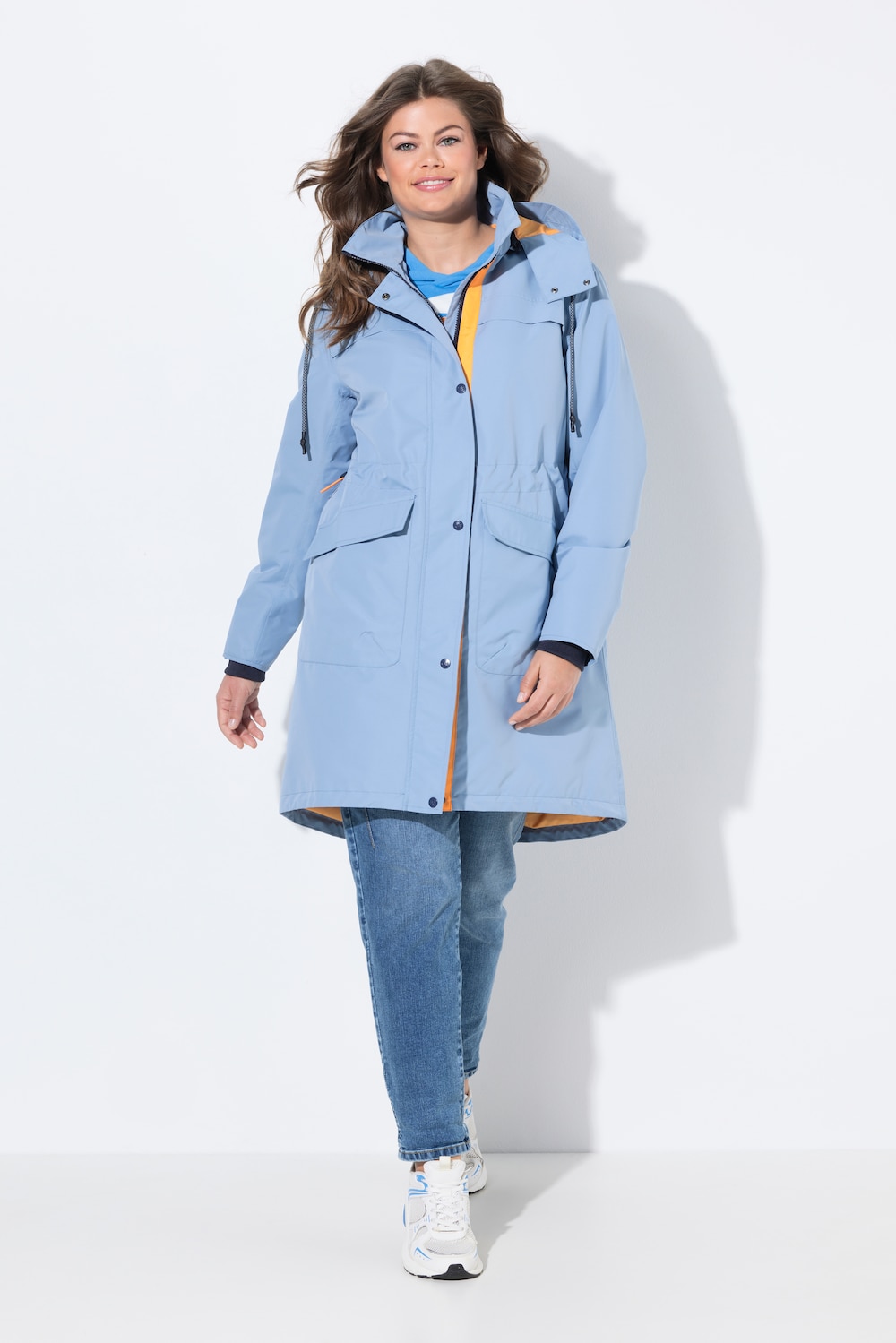 Große Größen Funktions-Parka, Damen, blau, Größe: 44/46, Polyester, LAURASON Große Größen Funktions-Parka, Damen, blau, Größe: 44/46, Polyester, LAURASON von LAURASON