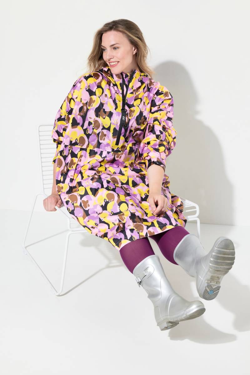 Große Größen Funktions-Regencape, Damen, lila, Größe: One Size, Polyester, LAURASON von LAURASON