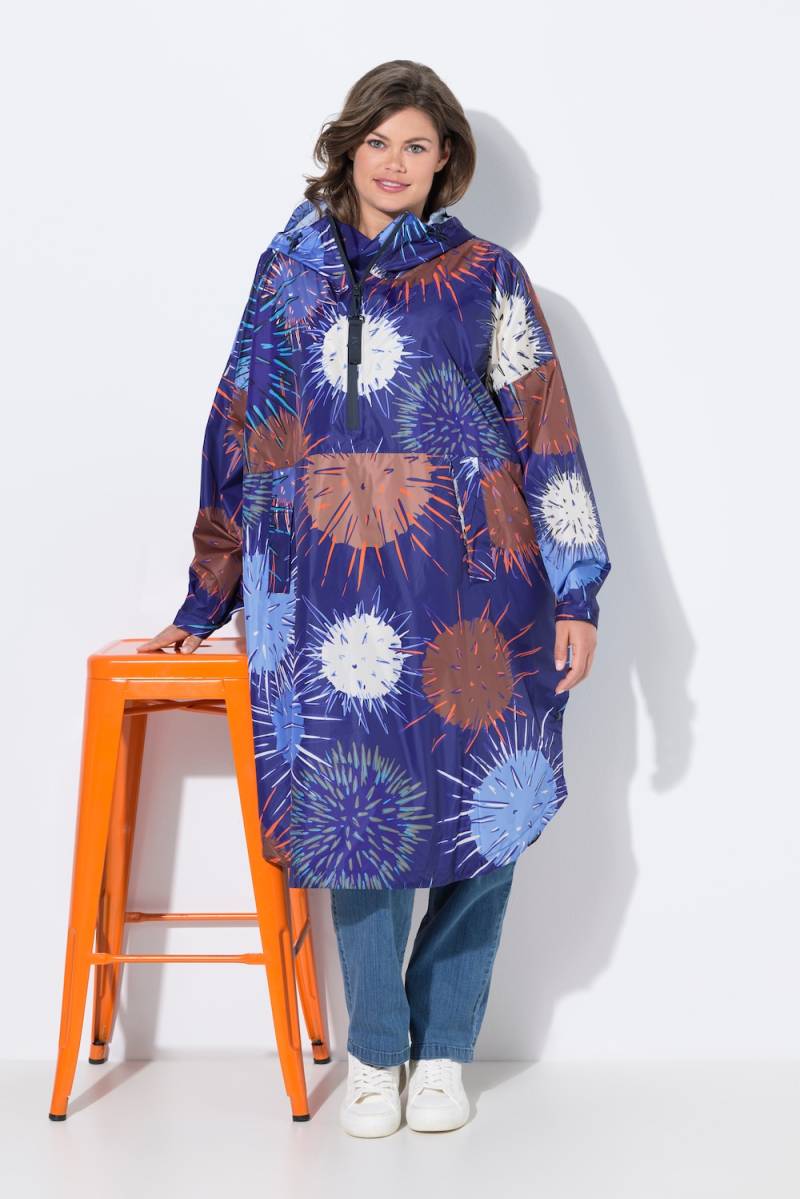 Große Größen Funktions-Regencape, Damen, lila, Größe: One Size, Polyester, LAURASON von LAURASON