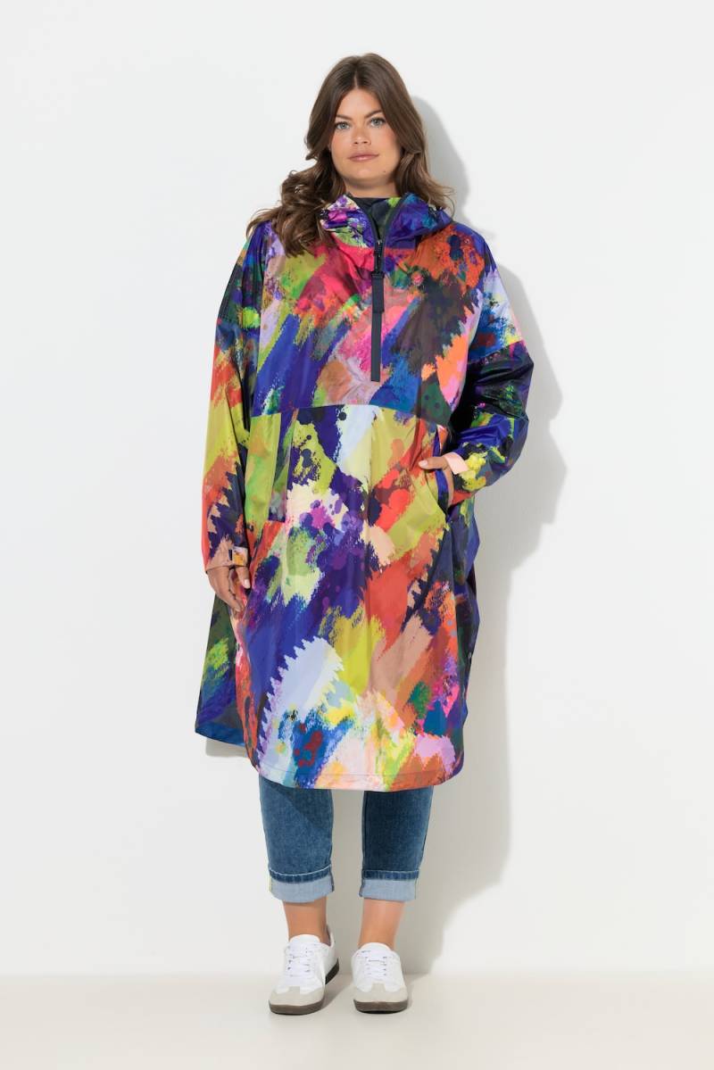 Große Größen Funktions-Regencape, Damen, rot, Größe: One Size, Polyester, LAURASON von LAURASON