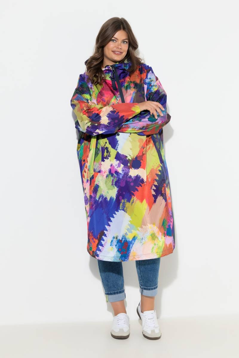 Große Größen Funktions-Regencape, Damen, rot, Größe: One Size, Polyester, LAURASON von LAURASON