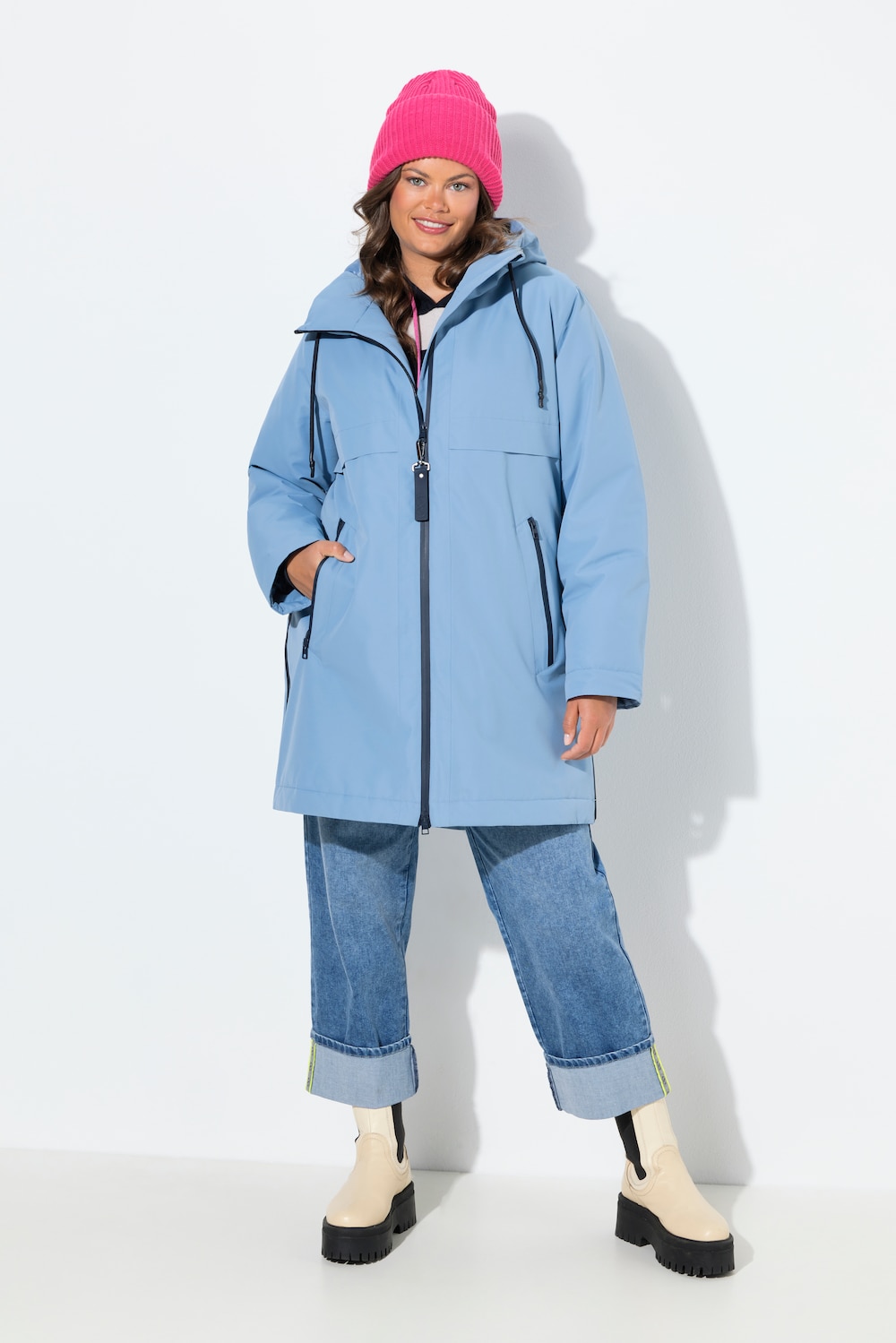 Große Größen Funktionsjacke, Damen, blau, Größe: 52/54, Polyester, LAURASON von LAURASON