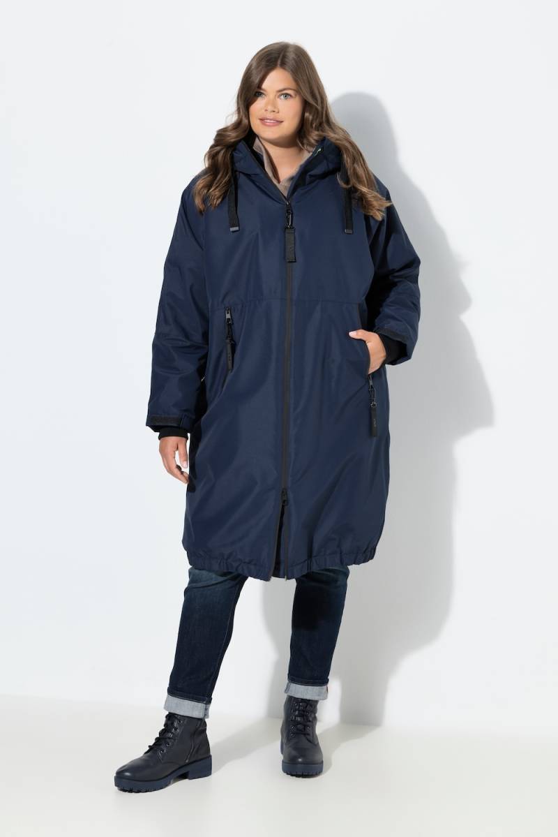 Große Größen Funktionsmantel, Damen, blau, Größe: 56/58, Polyester, LAURASON von LAURASON