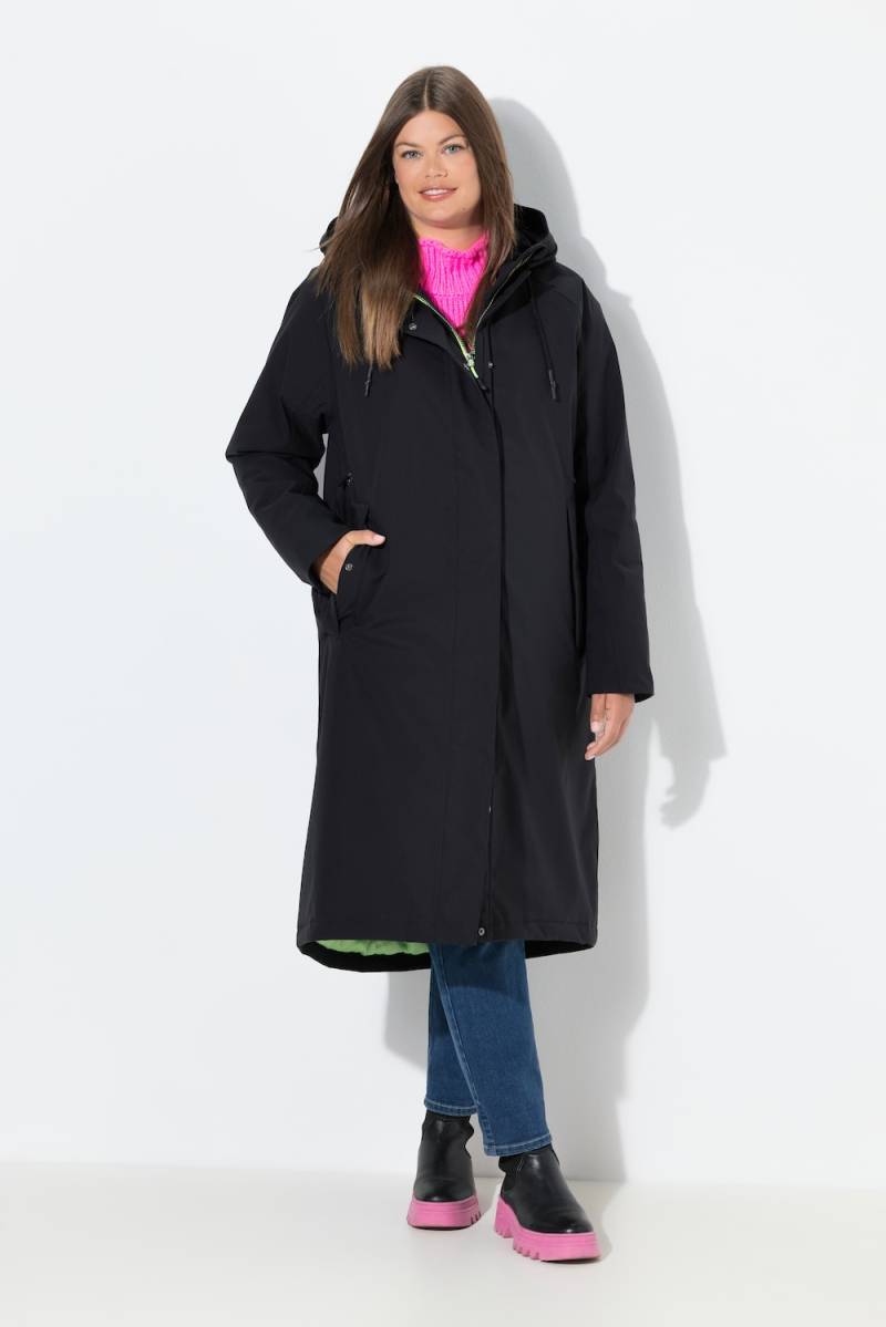 Große Größen Funktionsmantel, Damen, schwarz, Größe: 52/54, Polyester, LAURASON von LAURASON