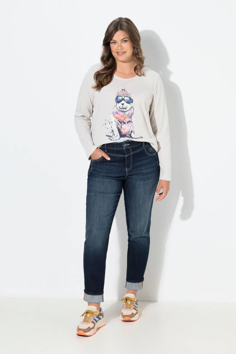 Große Größen High Waist Jeans, Damen, blau, Größe: 52, Baumwolle, LAURASON Große Größen High Waist Jeans, Damen, blau, Größe: 52, Baumwolle, LAURASON von LAURASON