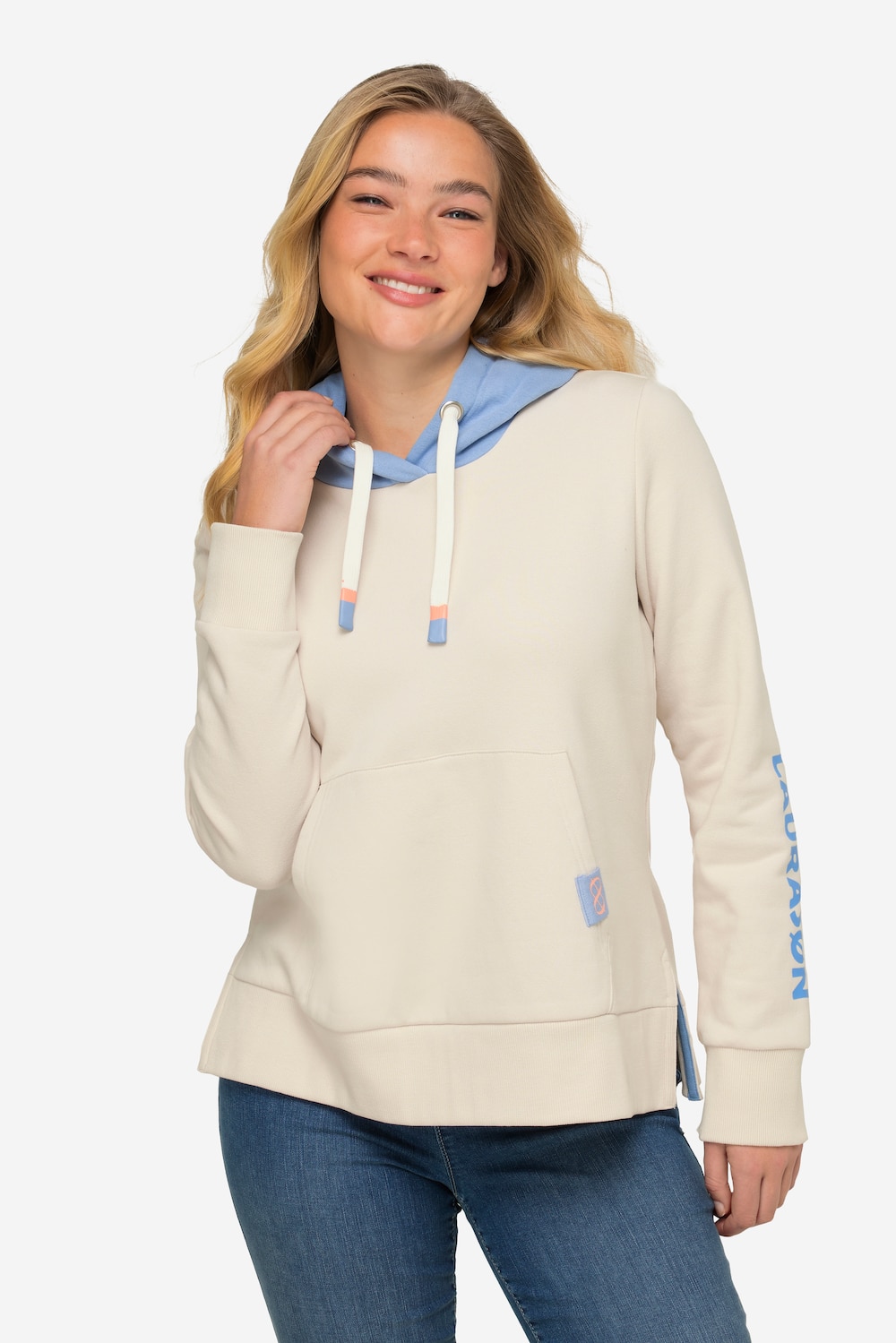 Große Größen Hoodie, Damen, grau, Größe: XL, Baumwolle/Polyester, LAURASON Große Größen Hoodie, Damen, grau, Größe: XL, Baumwolle/Polyester, LAURASON von LAURASON