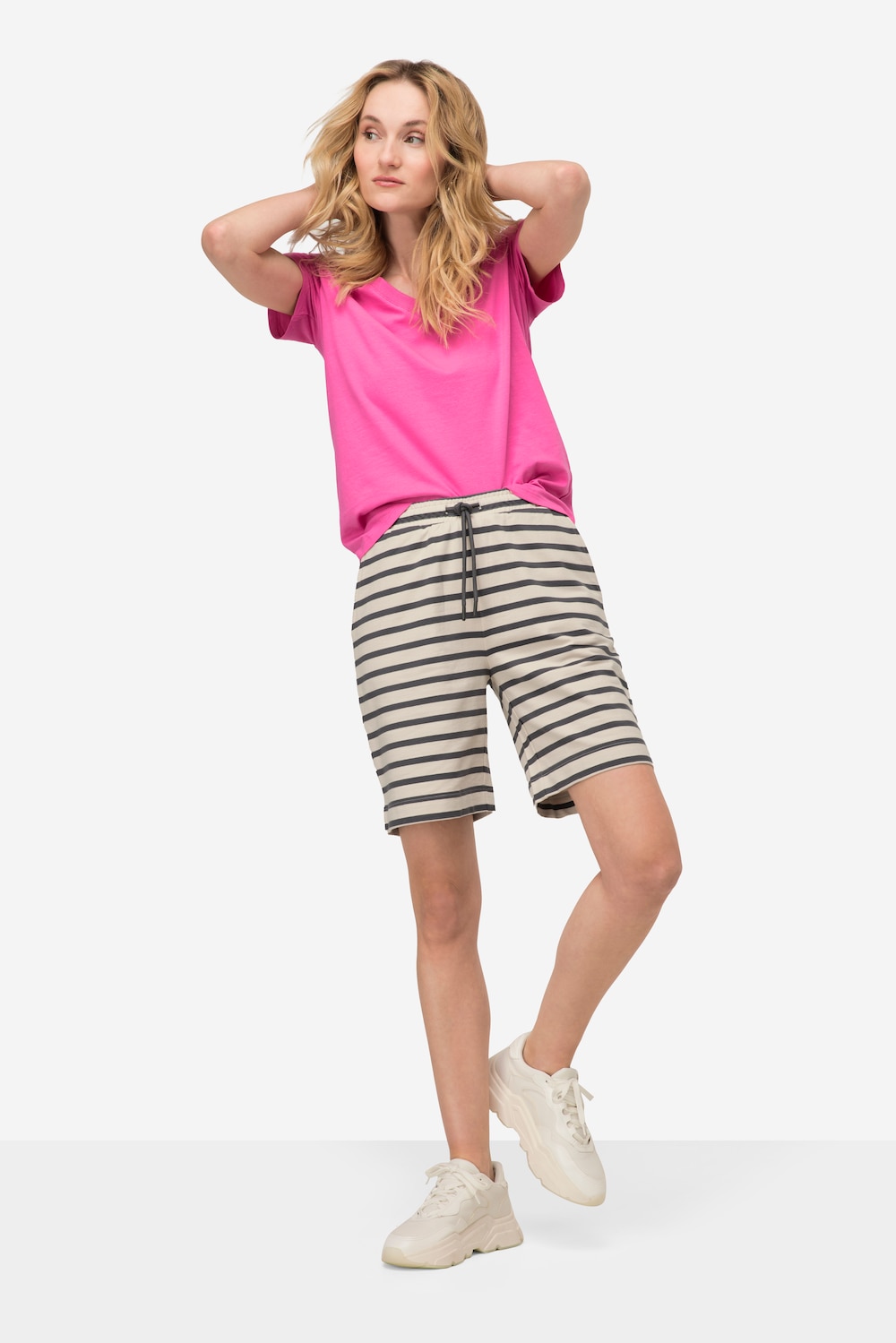 Große Größen Jogging-Shorts, Damen, braun, Größe: S, Baumwolle, LAURASON Große Größen Jogging-Shorts, Damen, braun, Größe: S, Baumwolle, LAURASON von LAURASON