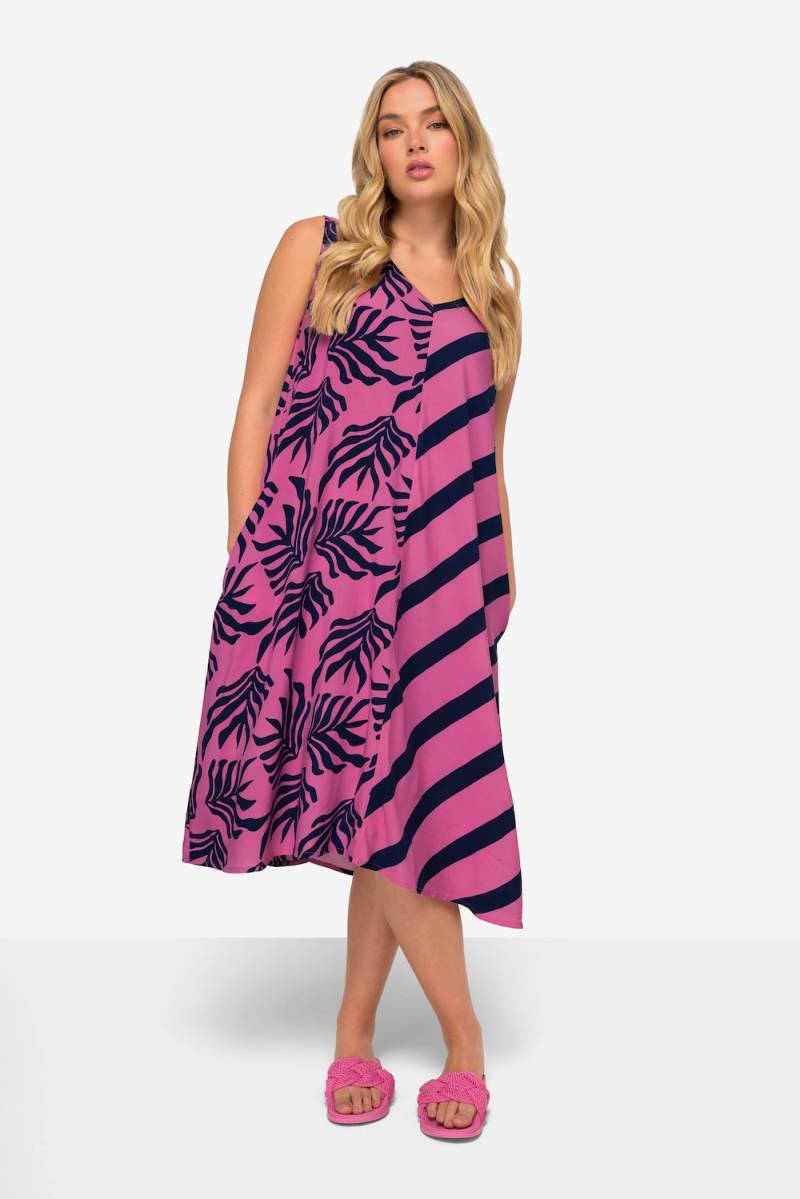 Große Größen Kleid, Damen, rosa, Größe: L, Viskose, LAURASON von LAURASON