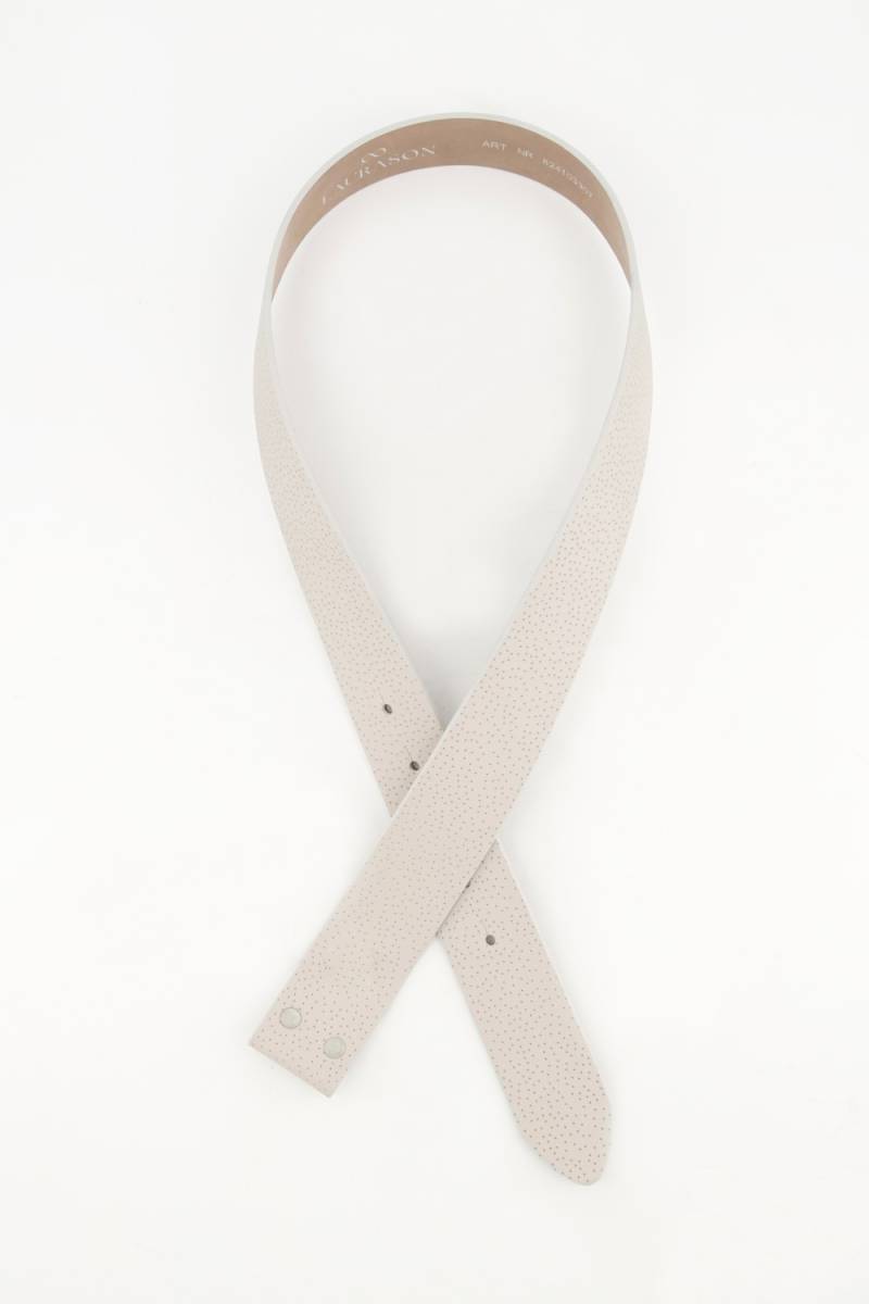 Große Größen Ledergürtel, Damen, beige, Größe: 85, Leder/Synthetische Fasern, LAURASON von LAURASON