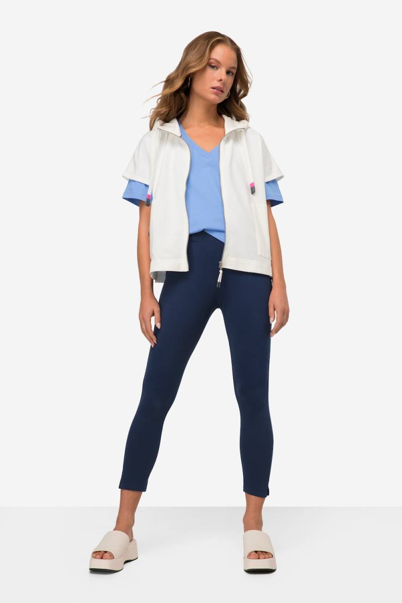 Große Größen Leggings, Damen, blau, Größe: M, Baumwolle, LAURASON von LAURASON