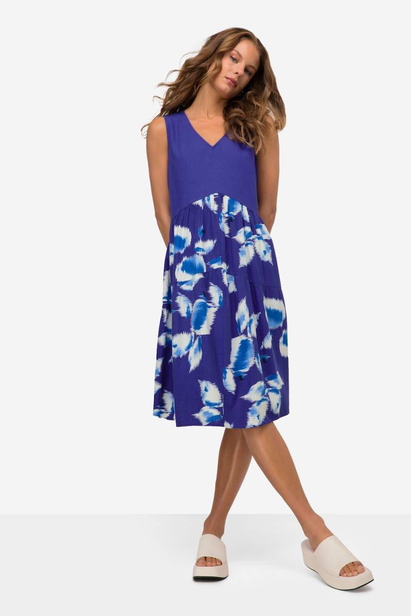 Große Größen Leinenmix-Kleid, Damen, blau, Größe: XL, Leinen/Viskose, LAURASON Große Größen Leinenmix-Kleid, Damen, blau, Größe: XL, Leinen/Viskose, LAURASON von LAURASON