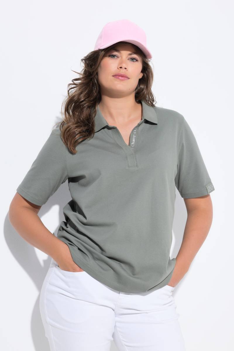 Große Größen Poloshirt, Damen, grün, Größe: 44/46, Baumwolle, LAURASON Große Größen Poloshirt, Damen, grün, Größe: 44/46, Baumwolle, LAURASON von LAURASON