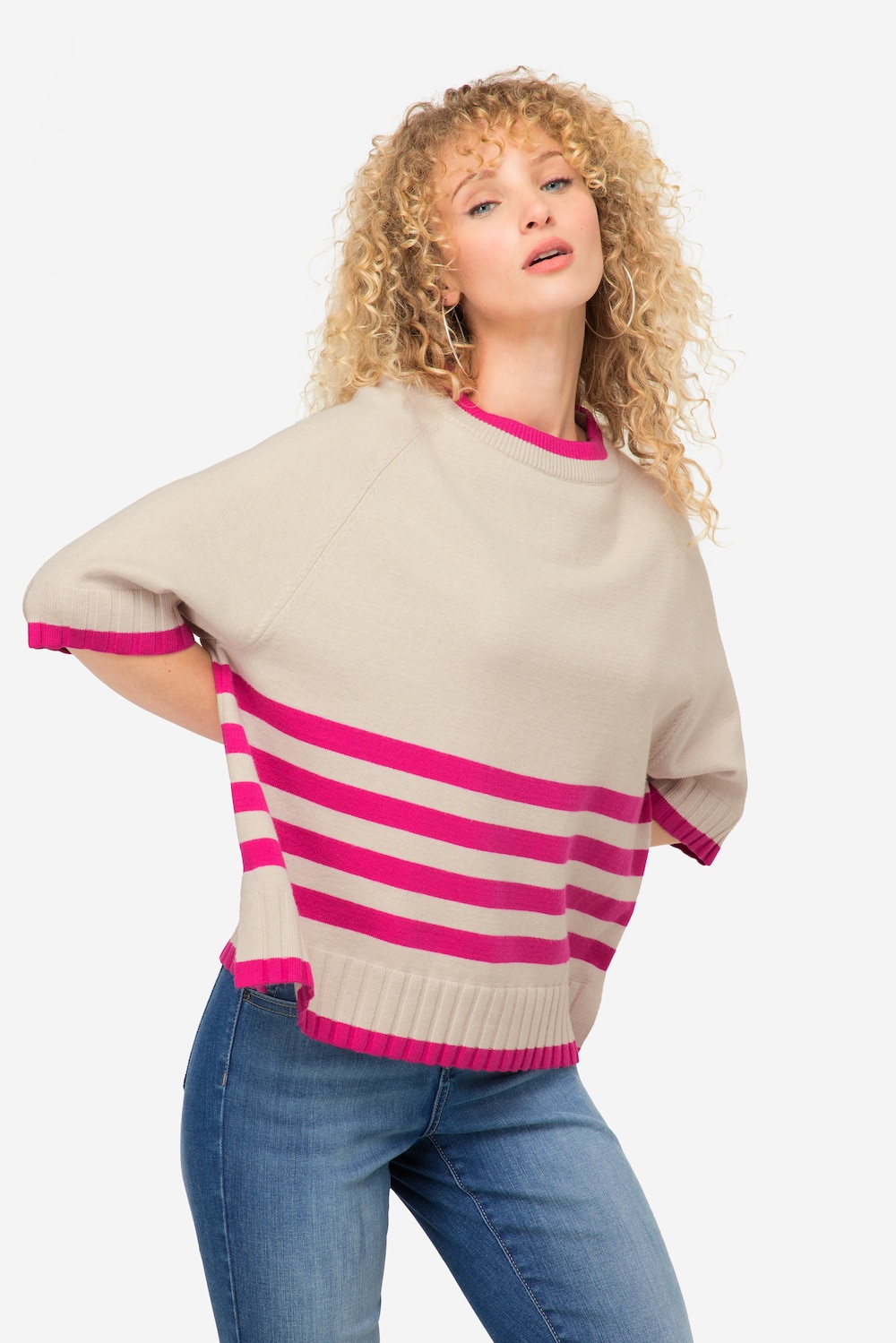 Große Größen Pullover, Damen, grau, Größe: XL, Viskose/Synthetische Fasern/Polyester, LAURASON Große Größen Pullover, Damen, grau, Größe: XL, Viskose/Synthetische Fasern/Polyester, LAURASON von LAURASON