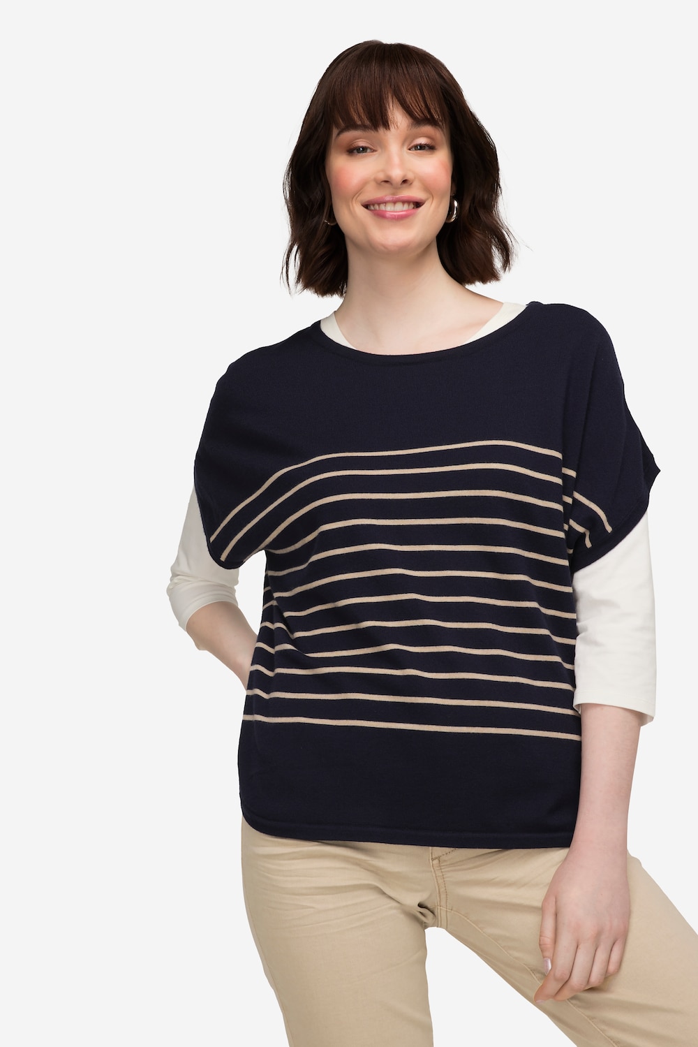Große Größen Pullunder, Damen, blau, Größe: M, Viskose/Polyester/Synthetische Fasern, LAURASON Große Größen Pullunder, Damen, blau, Größe: M, Viskose/Polyester/Synthetische Fasern, LAURASON von LAURASON