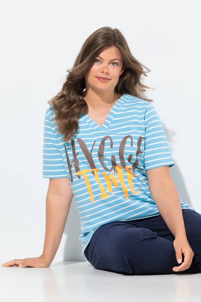 Große Größen Ringelshirt, Damen, blau, Größe: 48/50, Baumwolle, LAURASON Große Größen Ringelshirt, Damen, blau, Größe: 48/50, Baumwolle, LAURASON von LAURASON