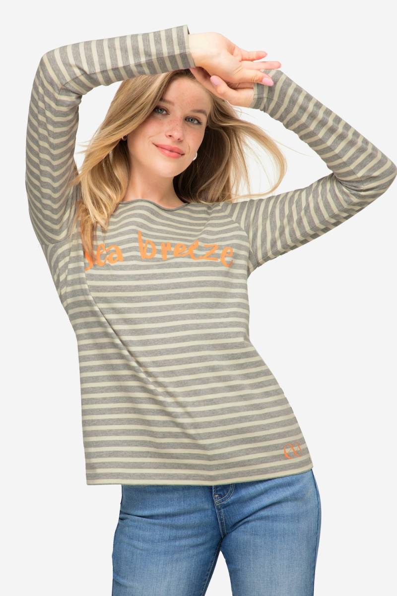 Große Größen Ringelshirt, Damen, grau, Größe: M, Baumwolle, LAURASON Große Größen Ringelshirt, Damen, grau, Größe: M, Baumwolle, LAURASON von LAURASON