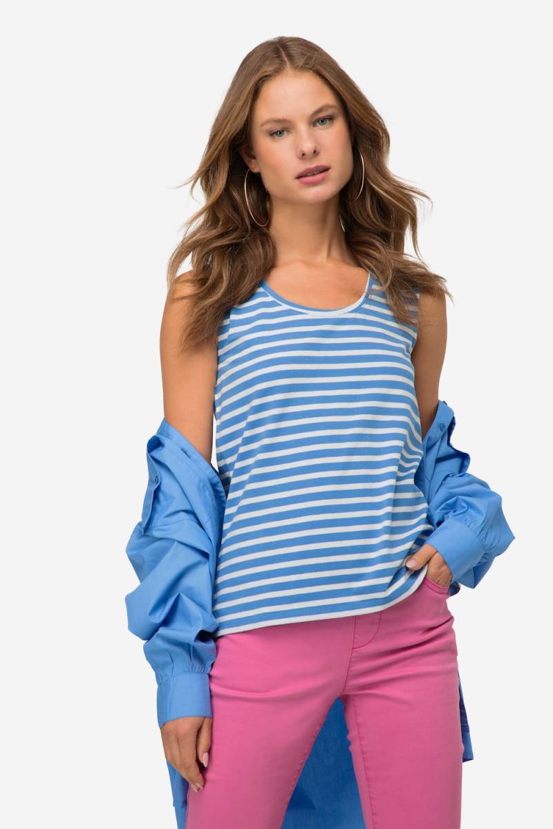 Große Größen Ringeltop, Damen, blau, Größe: L, Baumwolle, LAURASON Große Größen Ringeltop, Damen, blau, Größe: L, Baumwolle, LAURASON von LAURASON