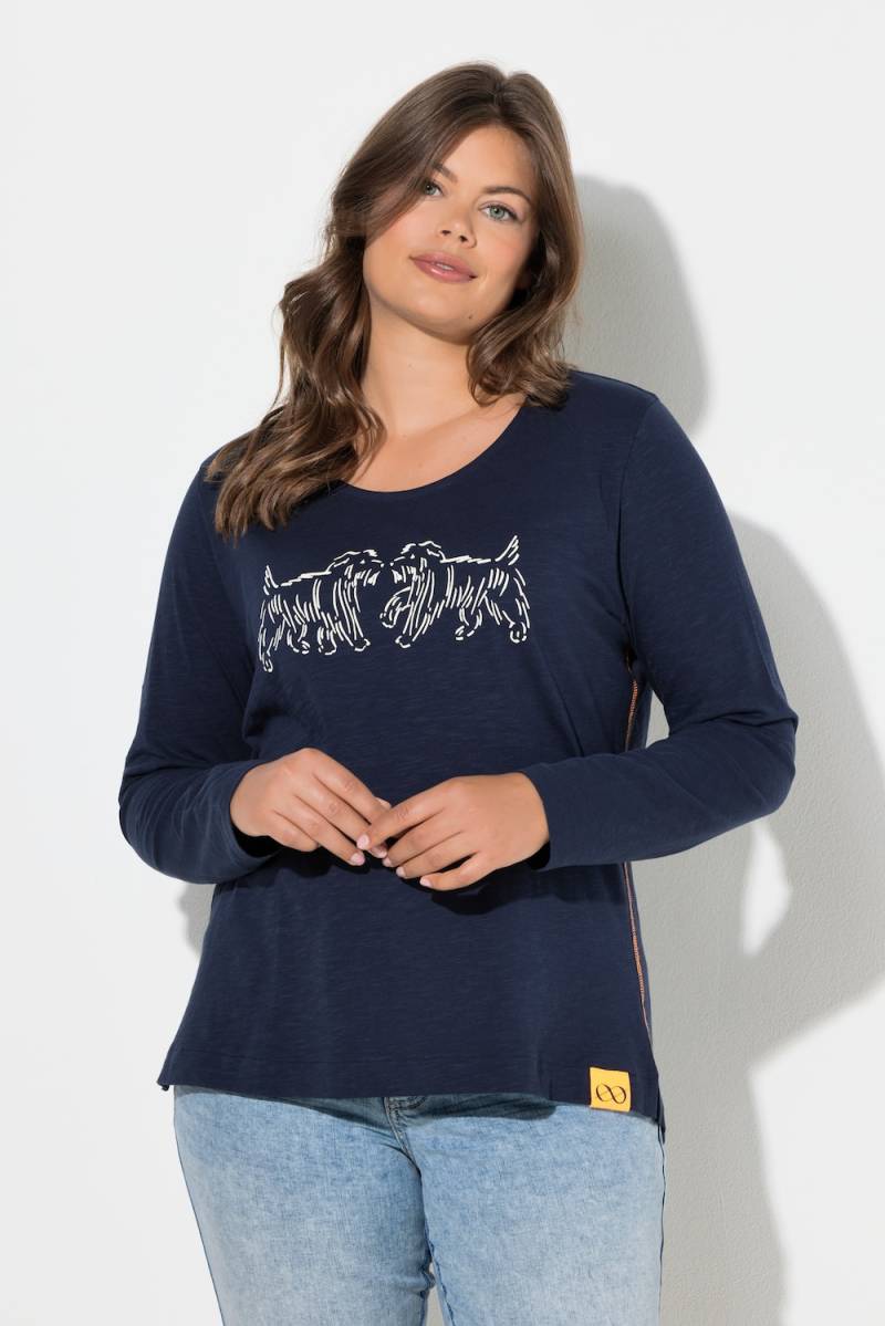 Große Größen Shirt, Damen, blau, Größe: 40/42, Baumwolle, LAURASON von LAURASON