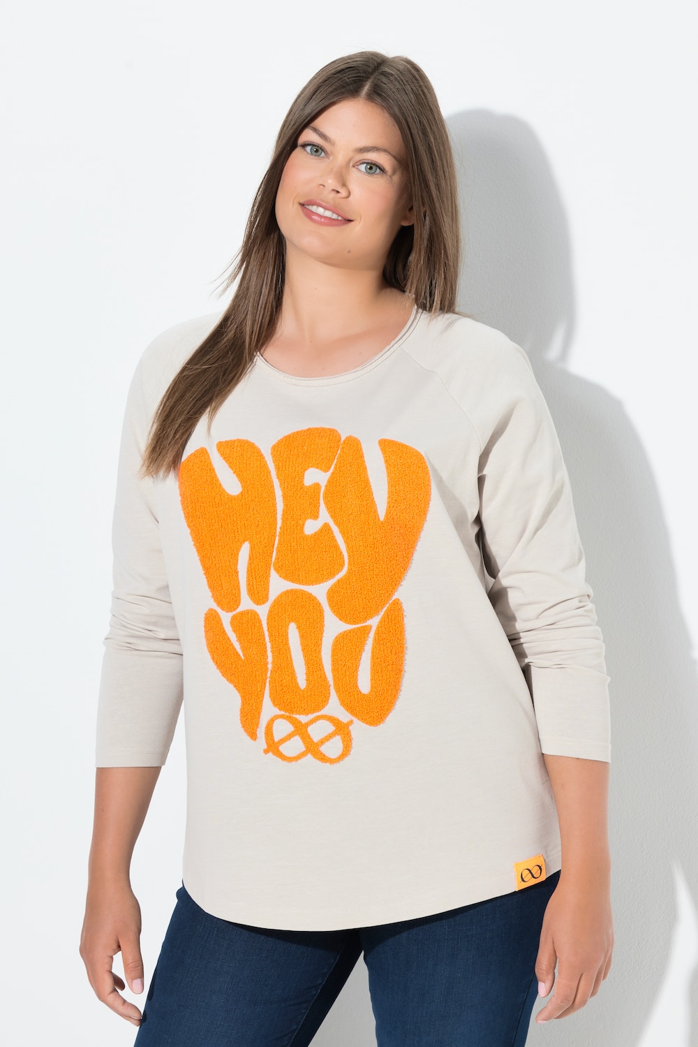 Große Größen Shirt, Damen, grau, Größe: 48/50, Baumwolle, LAURASON von LAURASON