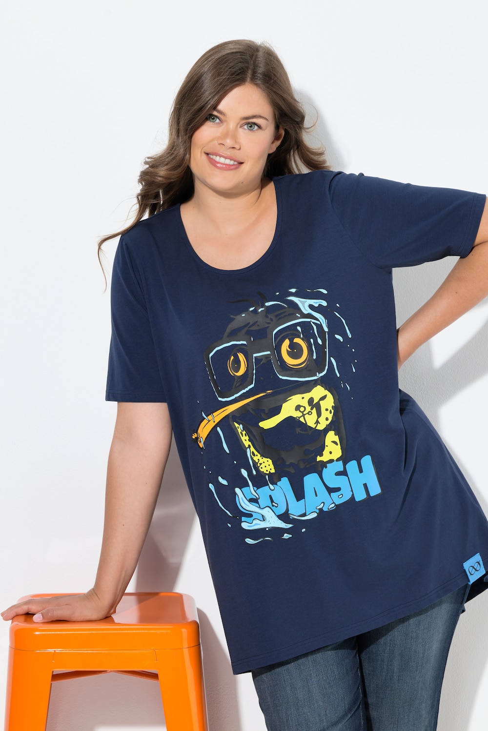 Große Größen Shirt, Damen, grau, Größe: 52/54, Baumwolle, LAURASON von LAURASON