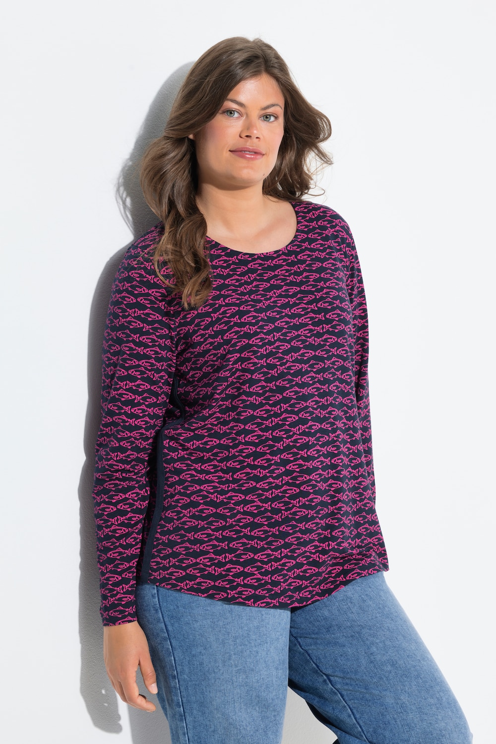 Große Größen Shirt, Damen, rosa, Größe: 40/42, Baumwolle/Synthetische Fasern, LAURASON von LAURASON
