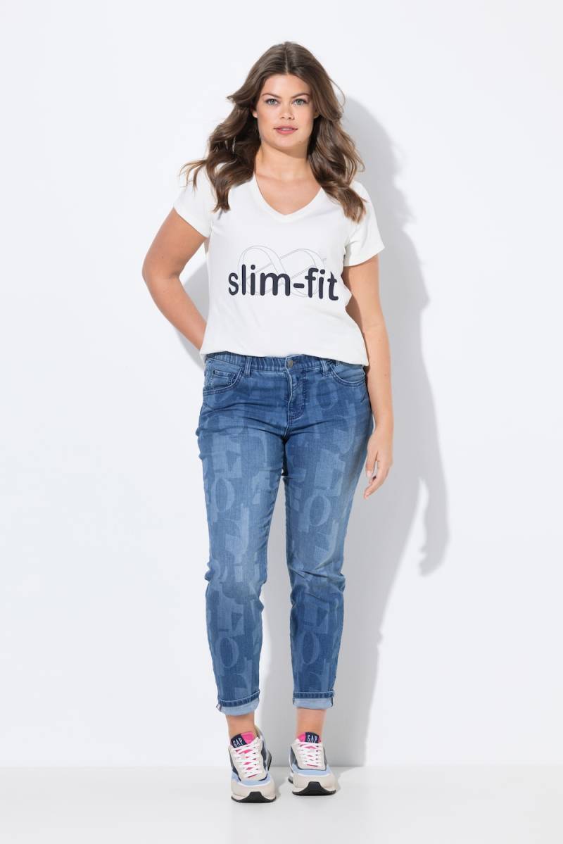 Große Größen Slim-Jeans, Damen, blau, Größe: 44, Baumwolle, LAURASON Große Größen Slim-Jeans, Damen, blau, Größe: 44, Baumwolle, LAURASON von LAURASON