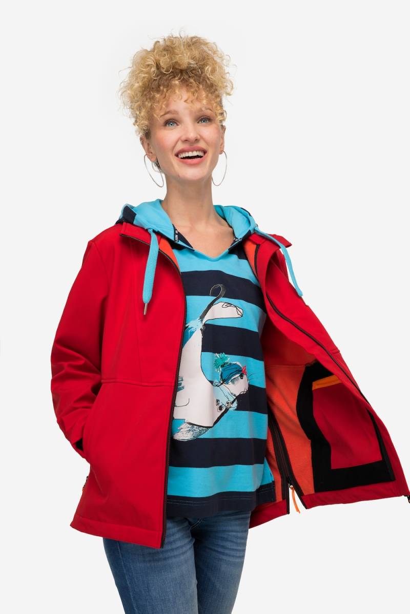 Große Größen Softshell-Jacke, Damen, rot, Größe: M, Polyester, LAURASON von LAURASON