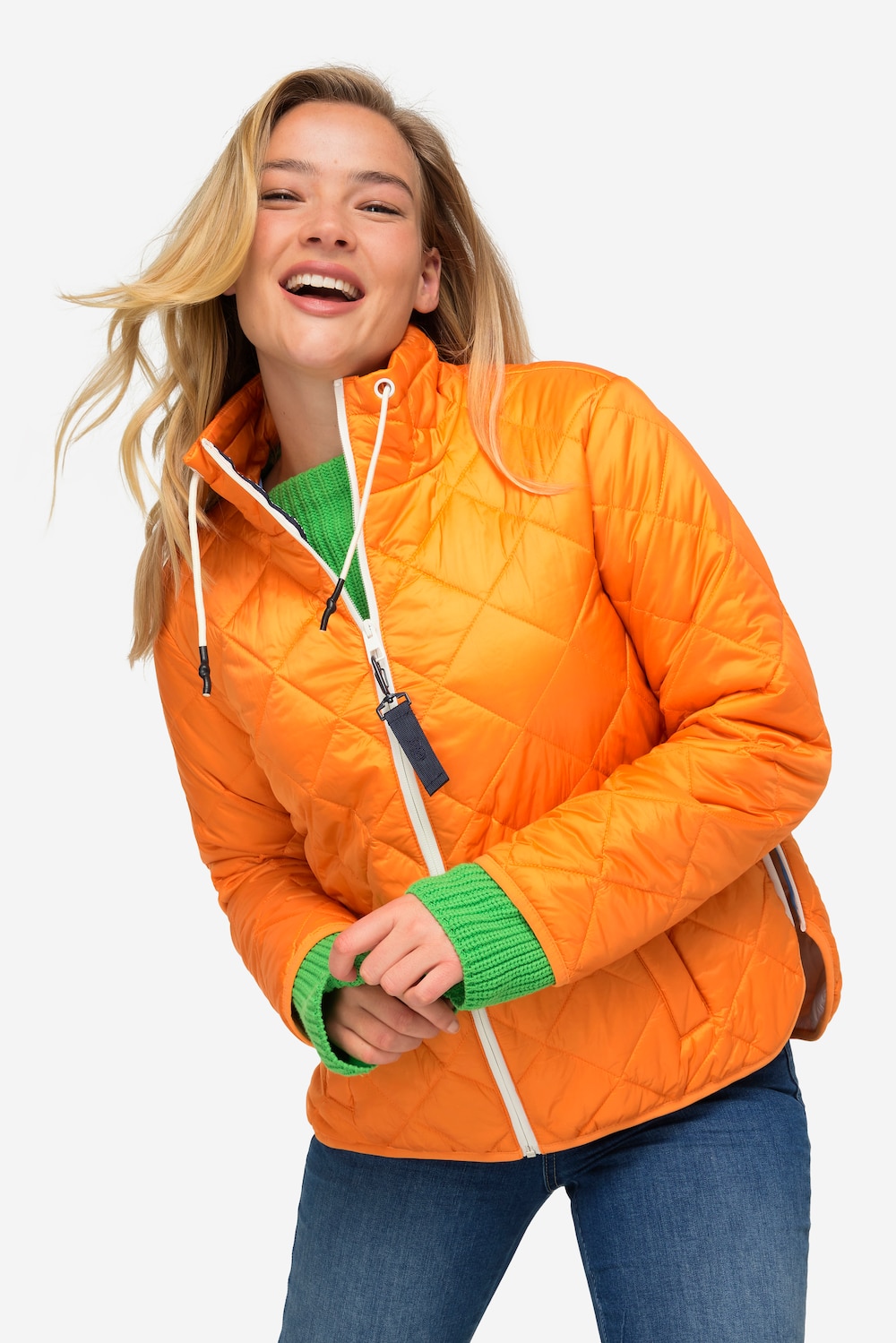 Große Größen Steppjacke, Damen, orange, Größe: XL, Synthetische Fasern, LAURASON von LAURASON