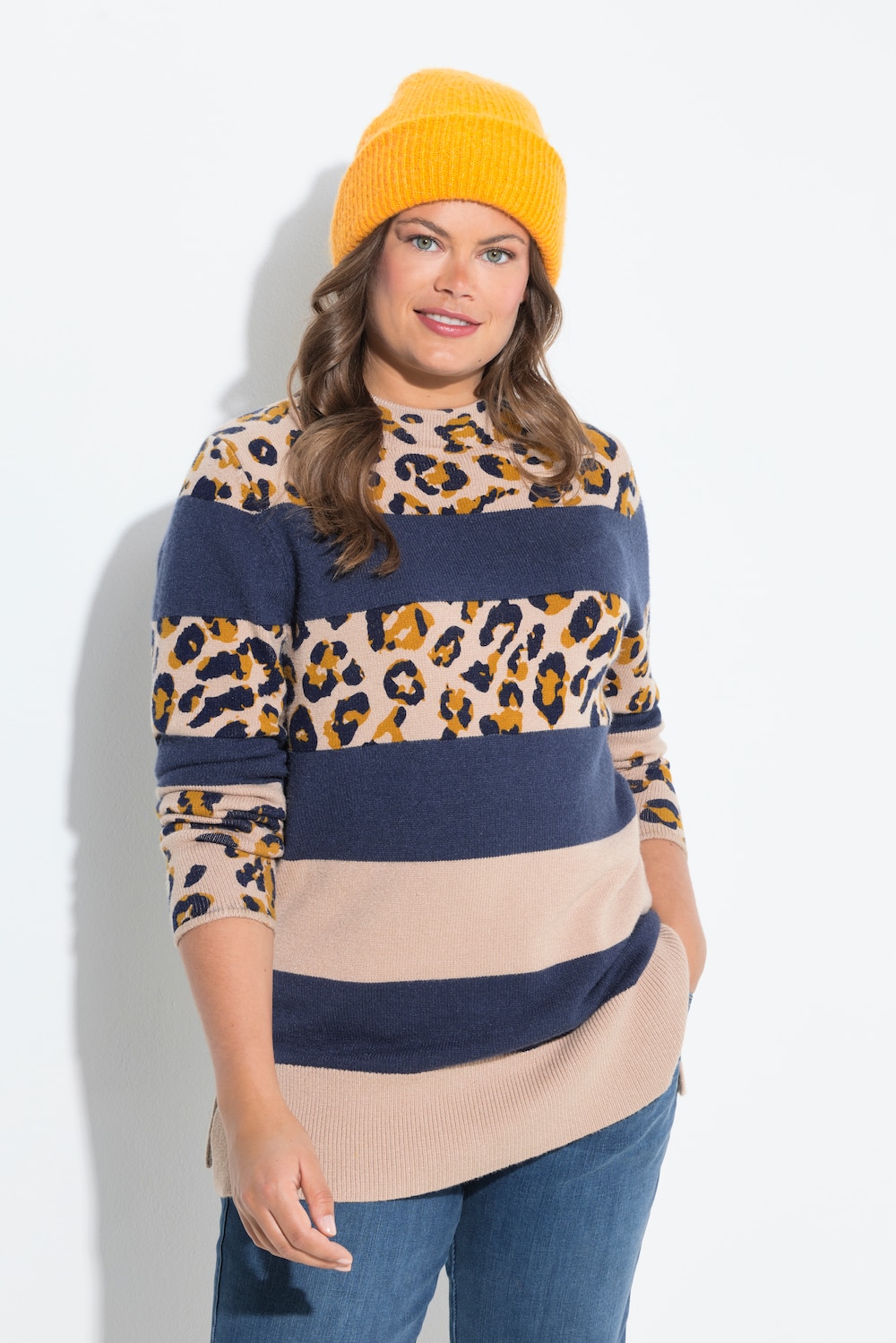 Große Größen Strickpullover, Damen, grau, Größe: 52/54, Viskose/Polyester/Synthetische Fasern, LAURASON Große Größen Strickpullover, Damen, grau, Größe: 52/54, Viskose/Polyester/Synthetische Fasern, LAURASON von LAURASON