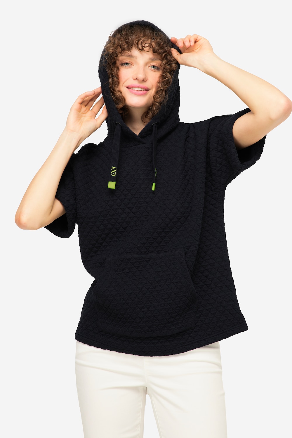 Große Größen Sweat-Pullunder, Damen, blau, Größe: M, Polyester/Viskose, LAURASON von LAURASON