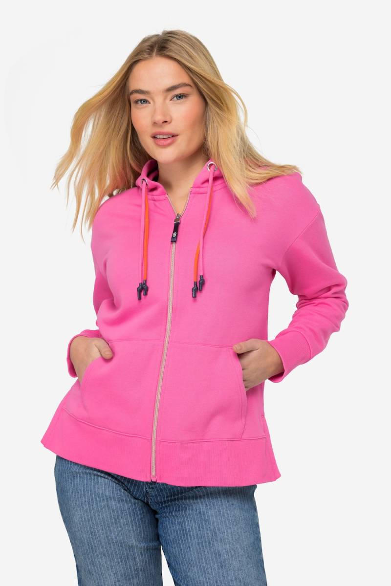 Große Größen Sweatjacke, Damen, rosa, Größe: S, Baumwolle/Polyester, LAURASON von LAURASON