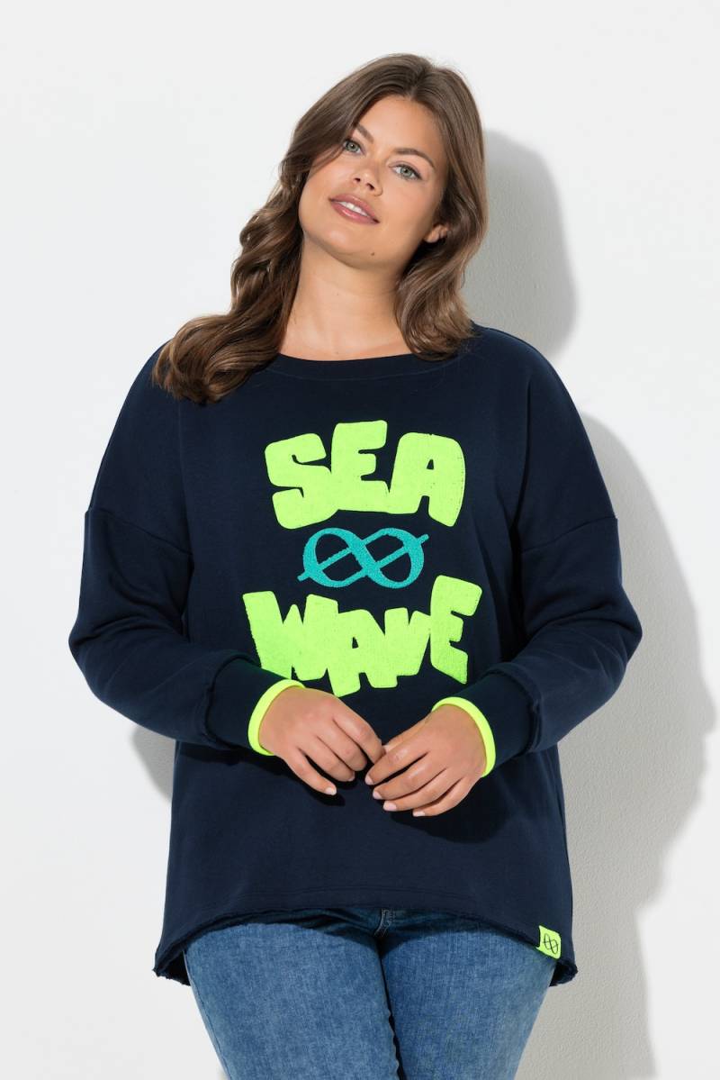 Große Größen Sweatshirt, Damen, blau, Größe: 56/58, Baumwolle/Polyester, LAURASON von LAURASON