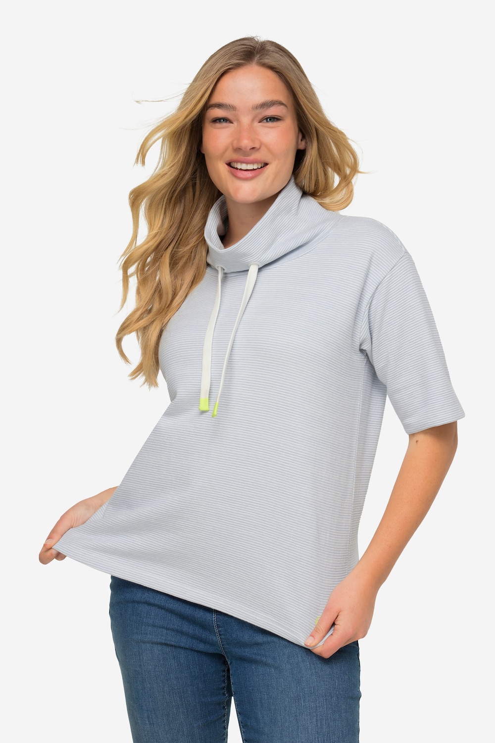 Große Größen Sweatshirt, Damen, grau, Größe: XL, Baumwolle, LAURASON von LAURASON