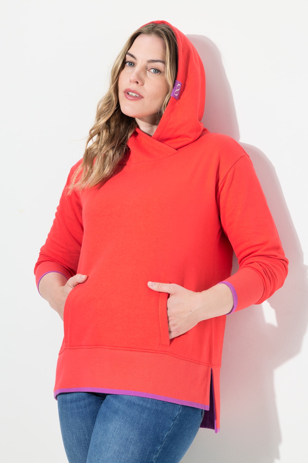 Große Größen Sweatshirt, Damen, rot, Größe: M, Baumwolle/Polyester, LAURASON Große Größen Sweatshirt, Damen, rot, Größe: M, Baumwolle/Polyester, LAURASON von LAURASON