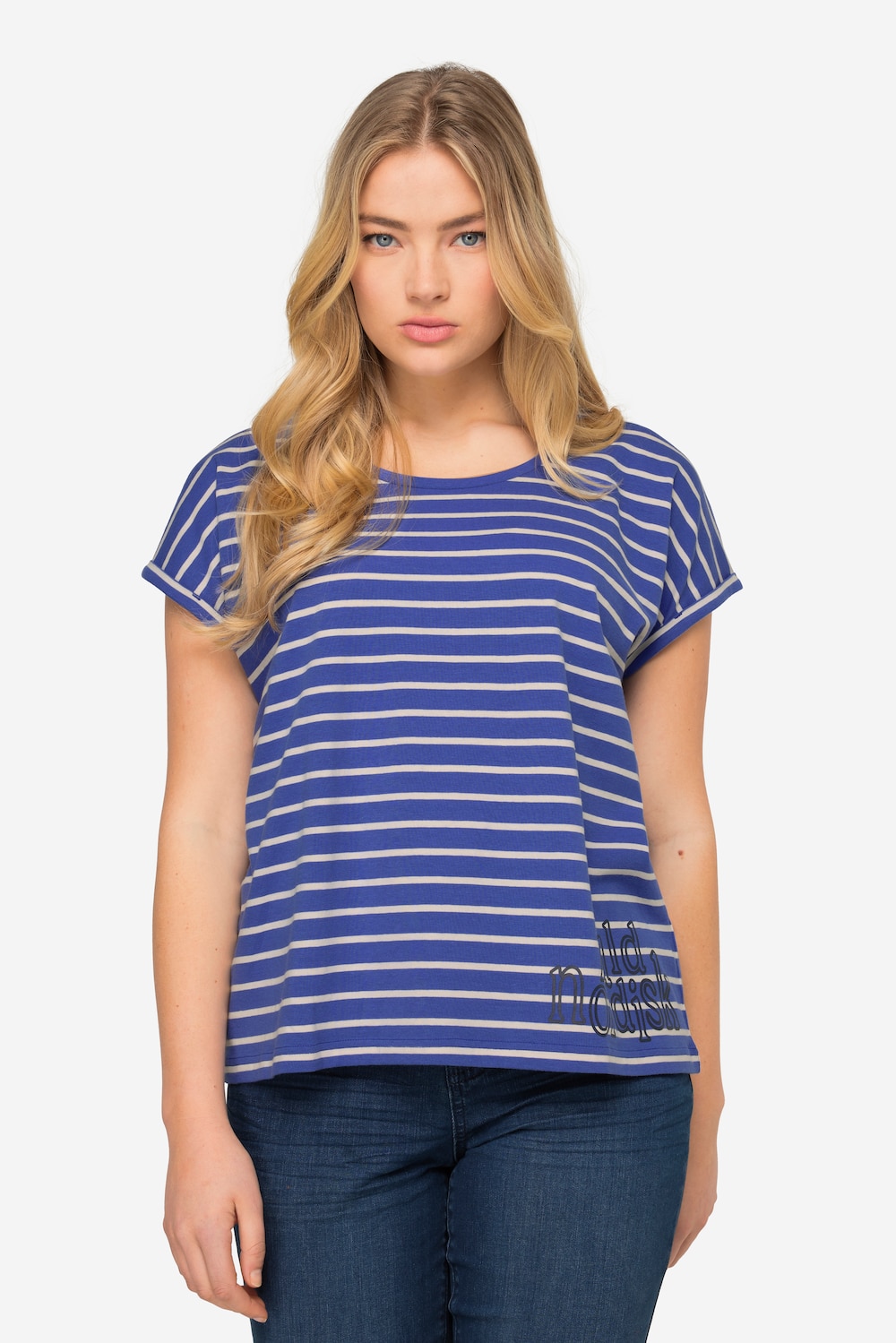 Große Größen T-Shirt, Damen, blau, Größe: L, Baumwolle, LAURASON Große Größen T-Shirt, Damen, blau, Größe: L, Baumwolle, LAURASON von LAURASON