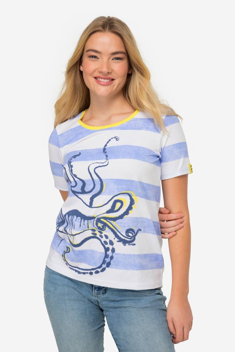 Große Größen T-Shirt, Damen, blau, Größe: S, Baumwolle, LAURASON von LAURASON