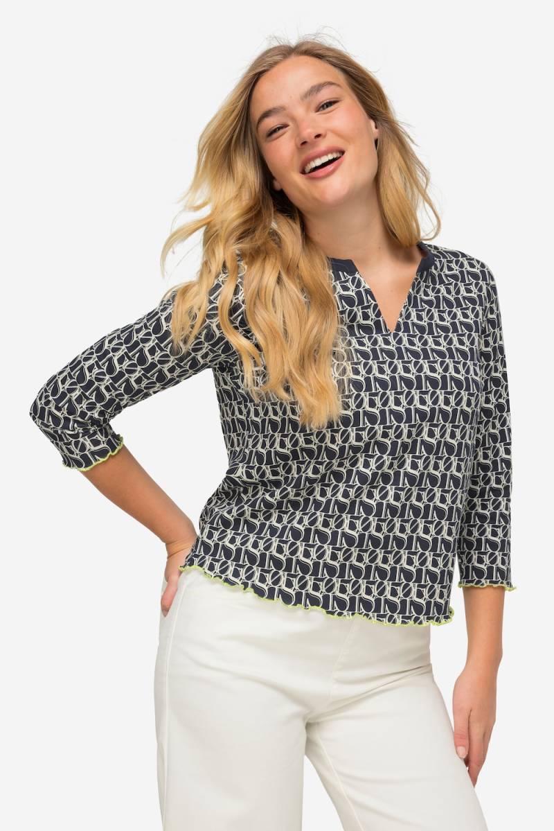 Große Größen T-Shirt, Damen, blau, Größe: XL, Baumwolle, LAURASON von LAURASON