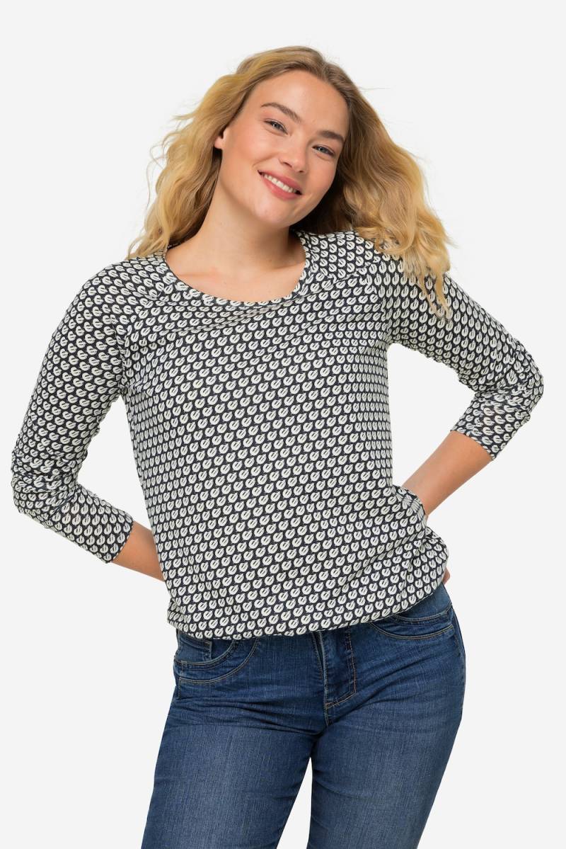 Große Größen T-Shirt, Damen, blau, Größe: XL, Baumwolle/Synthetische Fasern, LAURASON von LAURASON